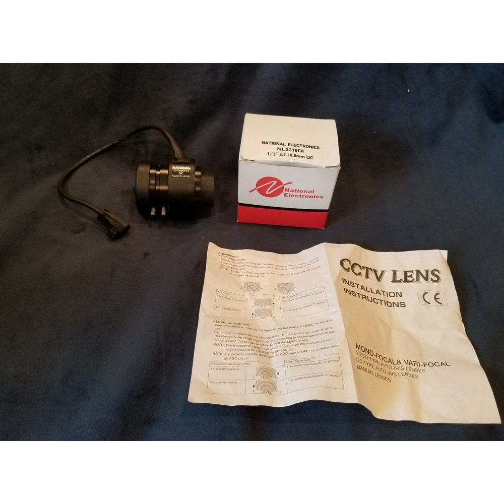 NATIONAL ELECTRONICS NL3210 DI CCTV LENS